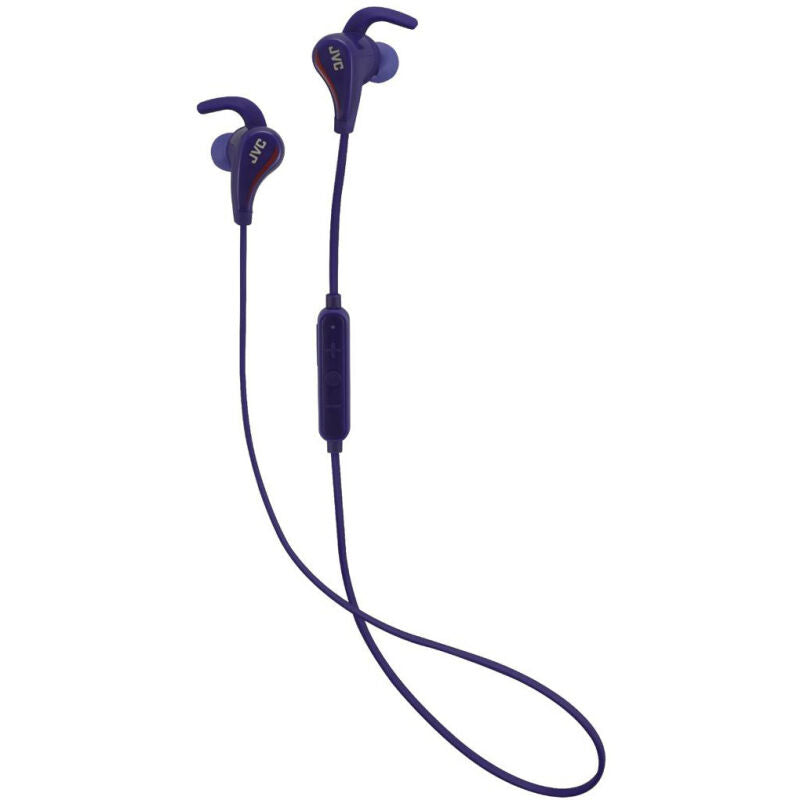 JVC HA-ET 50BTAE (blau) - Bluetooth Sport In-Ear KopfhÃ¶rer (SchweiÃŸabweisend, 3-Tasten-Fernbedienung, integriertes Mikrofon)