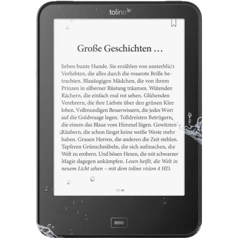 TOLINO vision 4 HD - eBook-Reader (Schwarz)