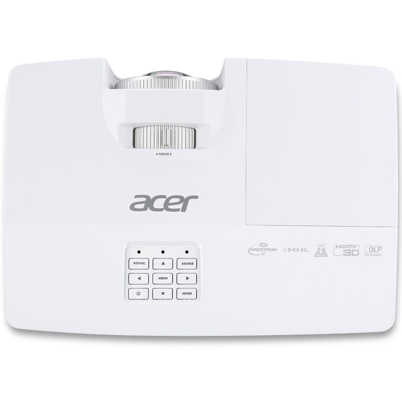Acer S1283e Kurzdistanz Beamer - XGA, 3.100 ANSI Lumen, 13.000:1 Kontrast, DLP, 2x VGA