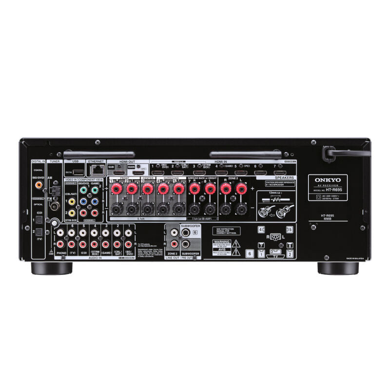 ONKYO HT-S7805 (schwarz) - 5.1 Heimkinosystem (160W/Kanal, LAN, WLAN, Bluetooth, HDMI, USB, FlareConnect)