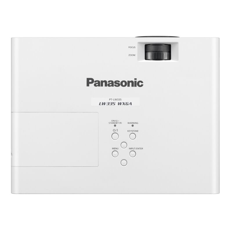 Panasonic PT-LW335 Beamer - LCD, WXGA, 3.100 ANSI Lumen, 16.000:1 Kontrast, 1.2x Zoom, LAN, HDMI