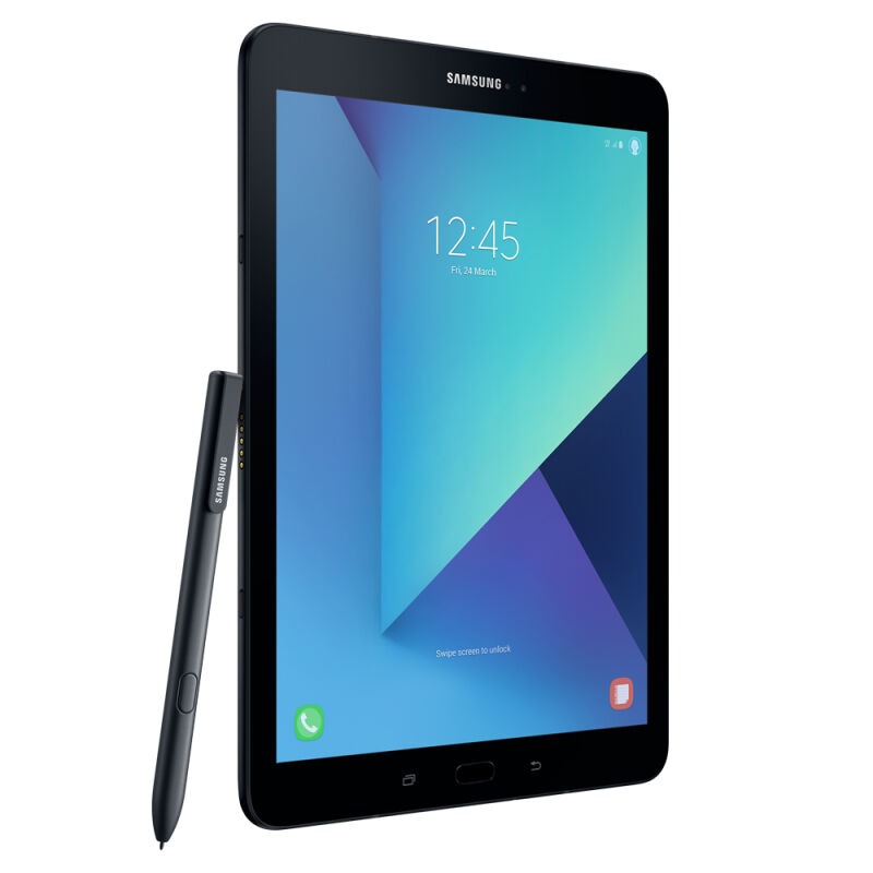 Samsung Galaxy Tab S3 T820N WiFi Tablet Schwarz, 9.7" QXGA Display, Octa-Core, 4GB RAM, 32GB Speicher, 13MP, Android 7.0