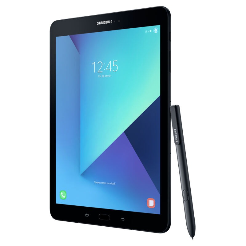 Samsung Galaxy Tab S3 T820N WiFi Tablet Schwarz, 9.7" QXGA Display, Octa-Core, 4GB RAM, 32GB Speicher, 13MP, Android 7.0