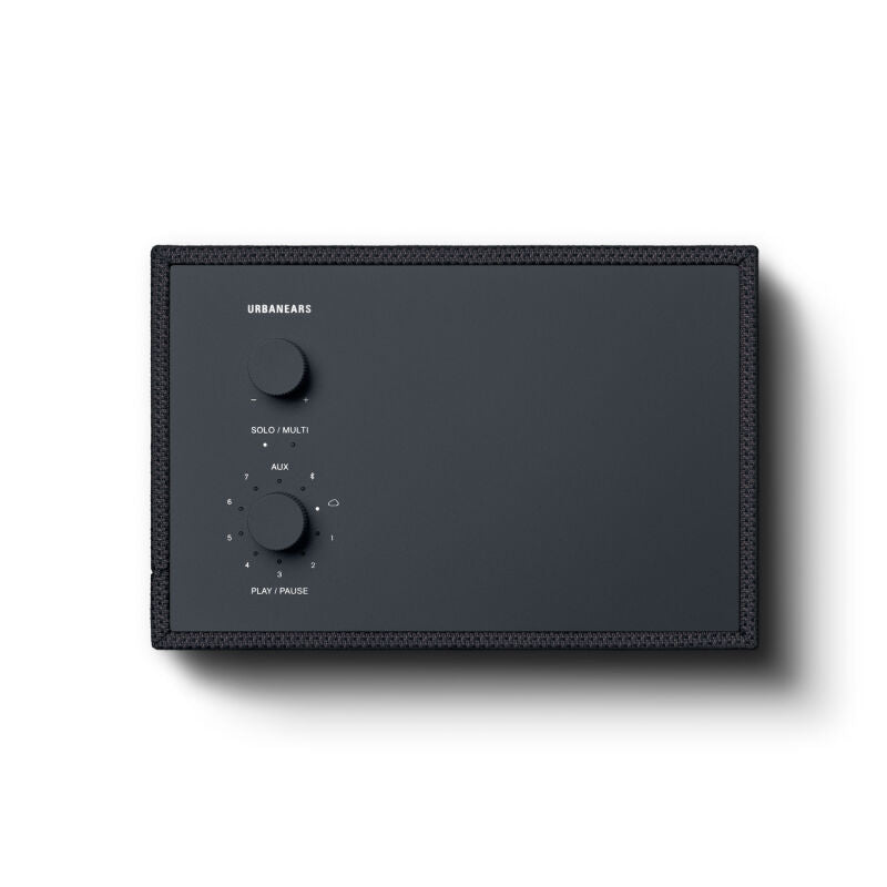 Urbanears Lotsen Vinyl Black - Multiroom Lautsprecher (WiFi, Bluetooth 4.2, AirPlay, Spotify Connect, 3.5mm Input)